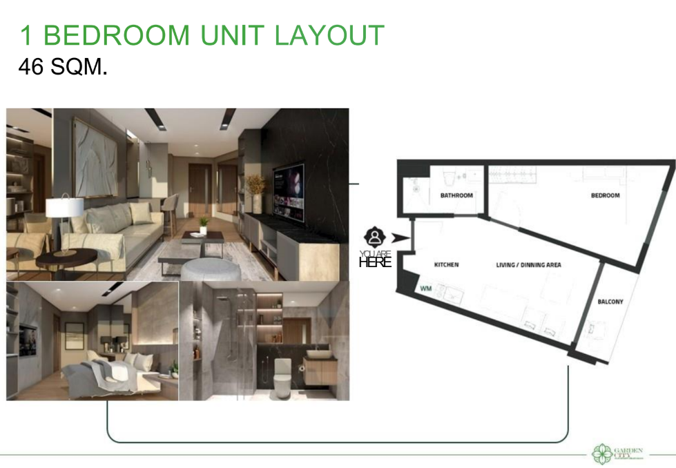 Garden City Condominium 1 Bedroom Unit - 1 Bedroom Unit - Yakal Tower
